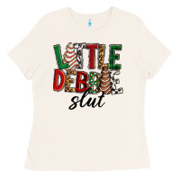 Bone Little debbie slut Christmas Ladies Tee - RanaPortraitStore