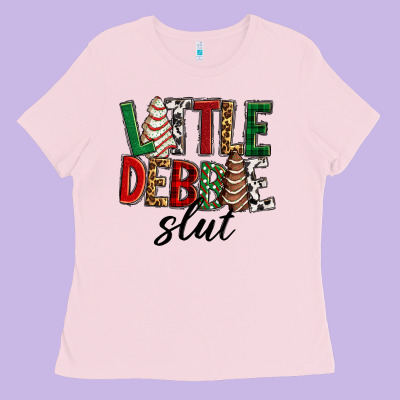 Ladies Tee Little debbie slut Christmas