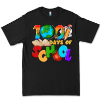 Black 100 days of school Premium Tee - texasbilliewilder