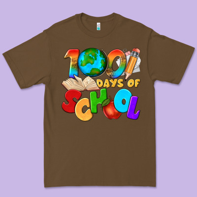 100 Days Of School Premium Tee Designed By Texasbilliewilder
