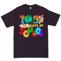 Plum 100 days of school Premium Tee - texasbilliewilder