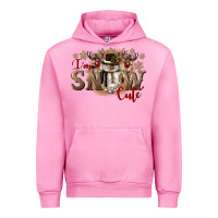 Fuchsia Pink im snow cute Urban Hoodie - CowGirlArtShop