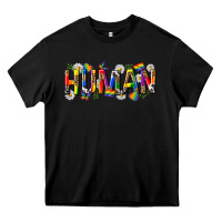 Black pride human Heavy Core Tee - texasbilliewilder