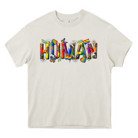Cream pride human Heavy Core Tee - texasbilliewilder