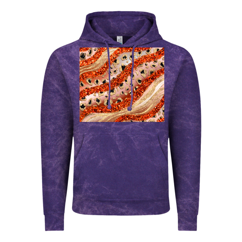 Orange Glitter Vintage Hoodie by JahusDesignShop | Teevron