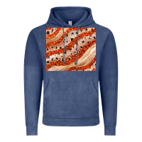 Vintage Denim orange glitter Vintage Hoodie - JahusDesignShop