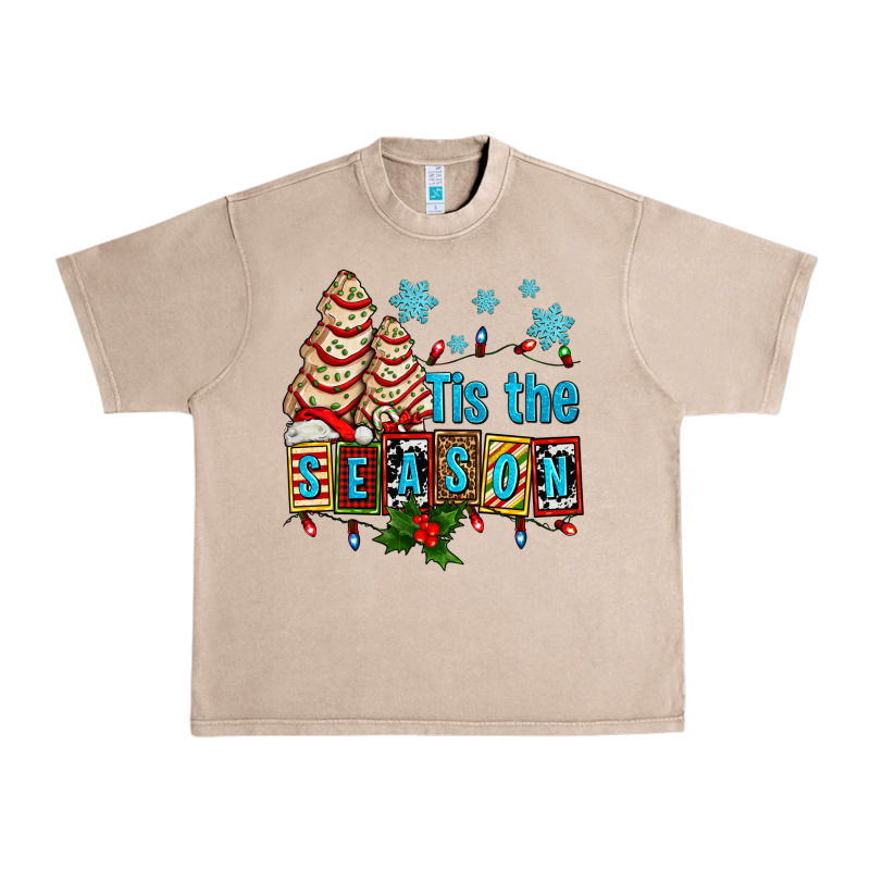 Tis The Season Christmas Tree Cake Ado Urban Heavy Tee by AdoDesignShop | Teevron
