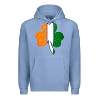 Colony Blue Shamrock Boobs St Patrick's Day design Premium Hoodie - Bettercallsaul
