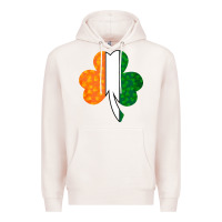 Pale Pink Shamrock Boobs St Patrick's Day design Premium Hoodie - Bettercallsaul