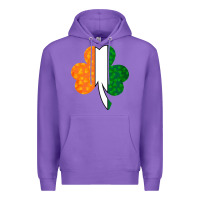 Purple Shamrock Boobs St Patrick's Day design Premium Hoodie - Bettercallsaul