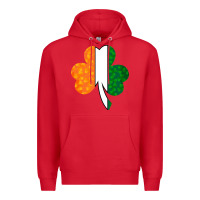 Red Shamrock Boobs St Patrick's Day design Premium Hoodie - Bettercallsaul