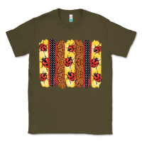 Army Green ladybug  brushstrokes Classic Tee - BarkalooDesign