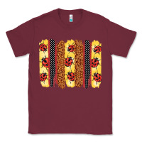 Burgundy ladybug  brushstrokes Classic Tee - BarkalooDesign