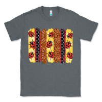 Charcoal Heather ladybug  brushstrokes Classic Tee - BarkalooDesign