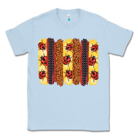 Dusty Blue ladybug  brushstrokes Classic Tee - BarkalooDesign