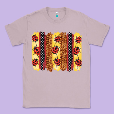 Ladybug  Brushstrokes Classic Tee Designed By Barkaloodesign