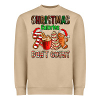 Mushroom christmas calories dont count with  christmas tree cake and cookies ad Heavyweight Sweatshirt - AdoDesignShop