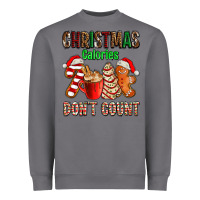 Storm christmas calories dont count with  christmas tree cake and cookies ad Heavyweight Sweatshirt - AdoDesignShop