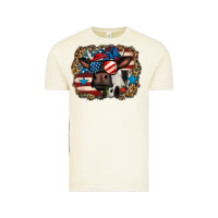 Vintage Arctic 4th of july cow Vintage Tee - Jasminsmagicworld