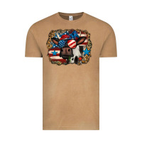 Vintage Camel 4th of july cow Vintage Tee - Jasminsmagicworld