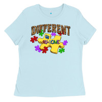 Baby Blue different is au some Ladies Tee - JahusDesignShop