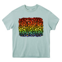 Arona pride leopard background lgbt Heavy Core Tee - texasbilliewilder