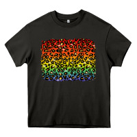 Asphalt pride leopard background lgbt Heavy Core Tee - texasbilliewilder