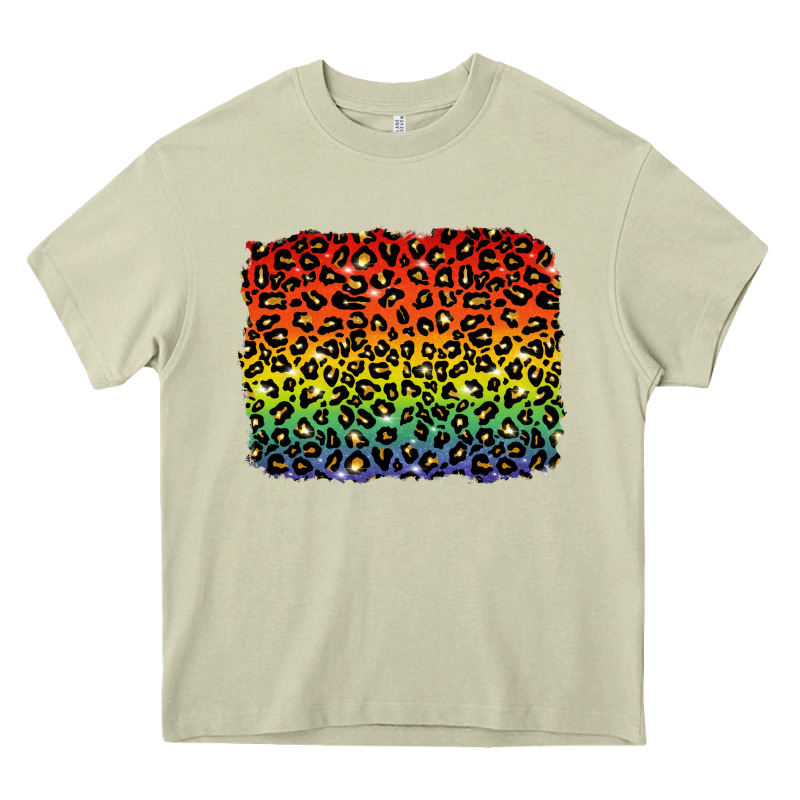 Pride Leopard Background Lgbt Heavy Core Tee by texasbilliewilder | Teevron