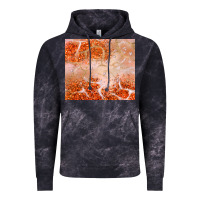 Cloud Black orange glitter Vintage Hoodie - JahusDesignShop