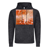 Orange Glitter Vintage Hoodie | Teevron