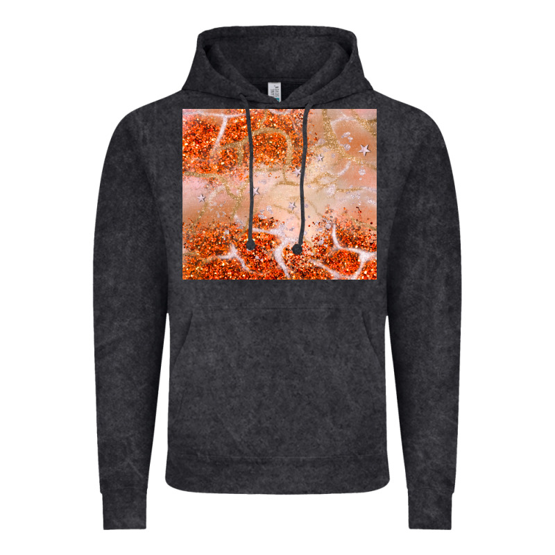 Orange Glitter Vintage Hoodie by JahusDesignShop | Teevron