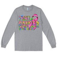 Heather Grey fight cancer in all colors Long Sleeve Tee - NancyCooperArtShop