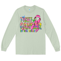 Matcha fight cancer in all colors Long Sleeve Tee - NancyCooperArtShop