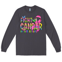Smoke fight cancer in all colors Long Sleeve Tee - NancyCooperArtShop