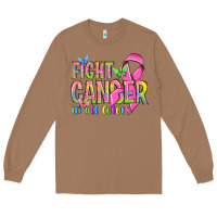 Toasted Coconut fight cancer in all colors Long Sleeve Tee - NancyCooperArtShop