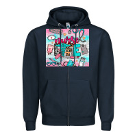 Navy nurse life Zipper Hoodie - NancyCooperArtShop