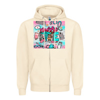 Sandshell nurse life Zipper Hoodie - NancyCooperArtShop