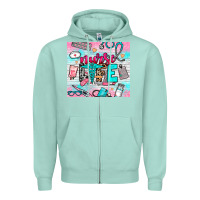 Seafoam nurse life Zipper Hoodie - NancyCooperArtShop