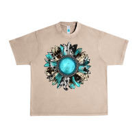 French Oak western sunflower gemstone Urban Heavy Tee - JahusDesignShop
