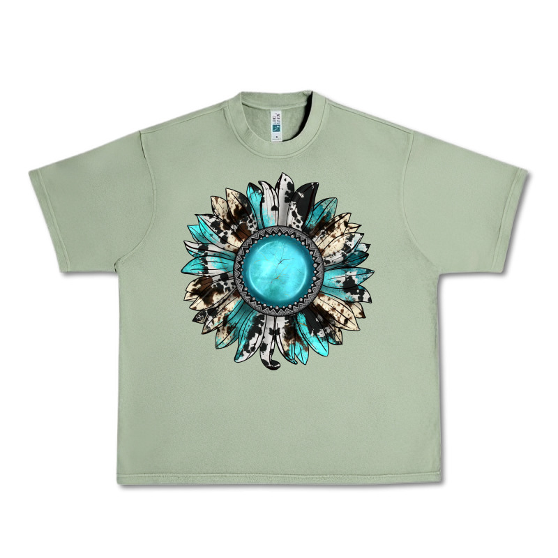 Western Sunflower Gemstone Urban Heavy Tee by JahusDesignShop | Teevron