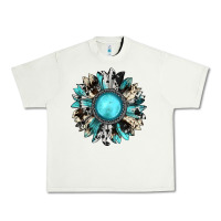 Pistachio western sunflower gemstone Urban Heavy Tee - JahusDesignShop