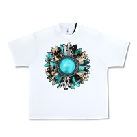 White western sunflower gemstone Urban Heavy Tee - JahusDesignShop