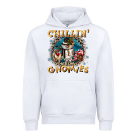 White chillin with my gnomies Urban Hoodie - CowGirlArtShop