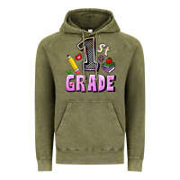 Vintage Olive First Grade Vintage Hoodie - RanaPortraitStore