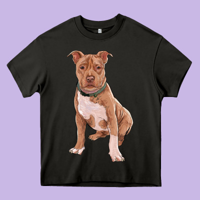 Heavy Core Tee Brown Pitbull