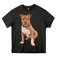 Asphalt Brown Pitbull Heavy Core Tee - RanaPortraitStore