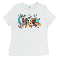 White i hook it up sewing Ladies Tee - Zillion Design Studio