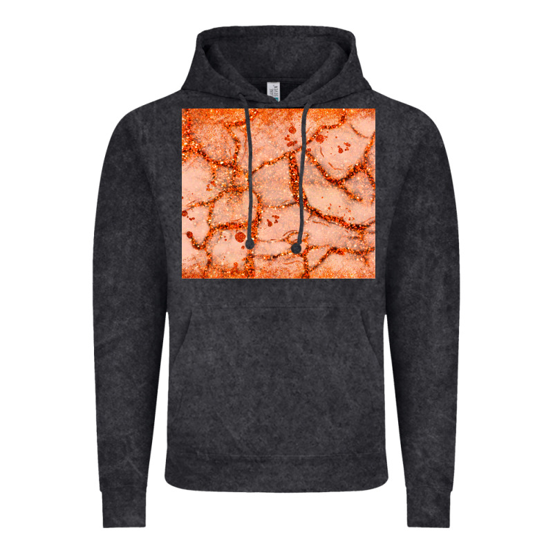 Orange Glitter Vintage Hoodie by JahusDesignShop | Teevron