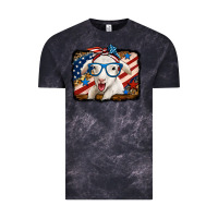 Cloud Black 4th of july baby sheep Vintage Tee - Jasminsmagicworld