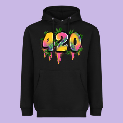 420 Cannabis Heavyweight Hoodie Designed By Artiststas